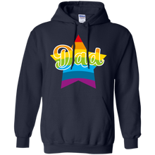 Load image into Gallery viewer, Amazing-Rainbow-Dad-Pullover-Hoodie-Black-S-