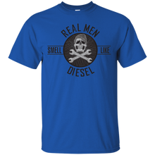 Load image into Gallery viewer, Amazing-Real-MEN-smell-like-diesel---Funny-Shirt-for-mechanics-Custom-Ultra-Cotton-T-Shirt-Sport-Grey-Small