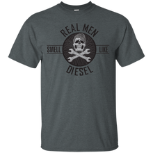 Load image into Gallery viewer, Amazing-Real-MEN-smell-like-diesel---Funny-Shirt-for-mechanics-Custom-Ultra-Cotton-T-Shirt-Sport-Grey-Small