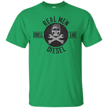 Load image into Gallery viewer, Amazing-Real-MEN-smell-like-diesel---Funny-Shirt-for-mechanics-Custom-Ultra-Cotton-T-Shirt-Sport-Grey-Small