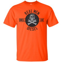 Load image into Gallery viewer, Amazing-Real-MEN-smell-like-diesel---Funny-Shirt-for-mechanics-Custom-Ultra-Cotton-T-Shirt-Sport-Grey-Small