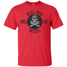 Load image into Gallery viewer, Amazing-Real-MEN-smell-like-diesel---Funny-Shirt-for-mechanics-Custom-Ultra-Cotton-T-Shirt-Sport-Grey-Small