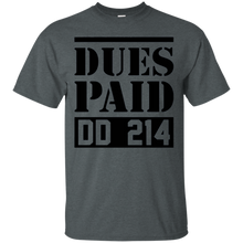 Load image into Gallery viewer, Awesome-Dues-Paid-Proud-Veteran-DD-214---T-Shirt-Sport-Grey-S-